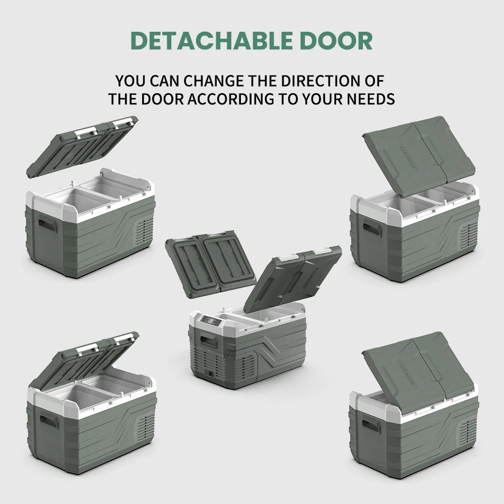Ljustra Portable Car Refrigerator 12V Mini Freezer Camping Cooler 20L 30L 40L