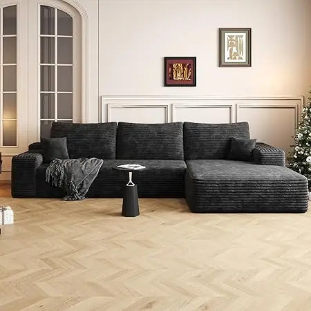 Ljustra 108 Inch Modern Modular Sofa L-Shaped Couch Deep Seat Living Room
