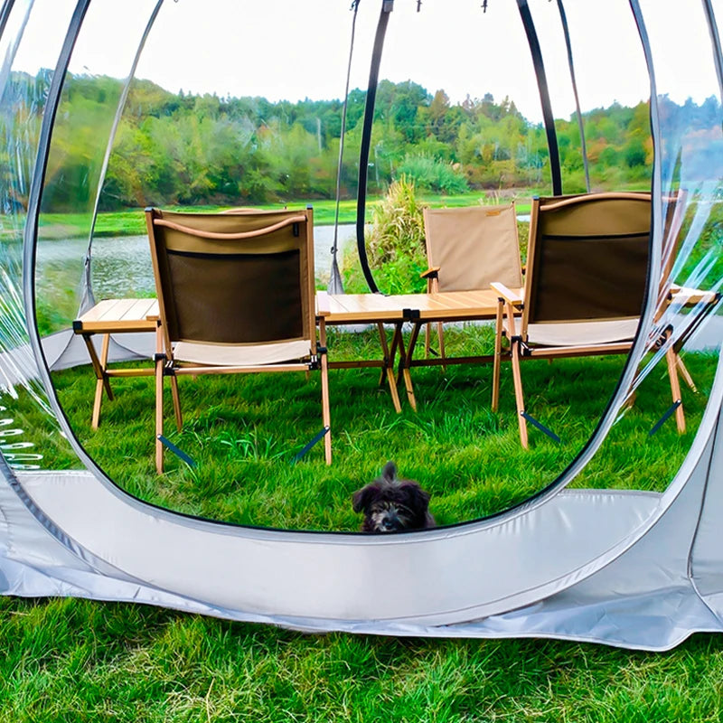 Outdoor Dome Starry Sky Tent 4-8 Person Quick Setup Camping Tent