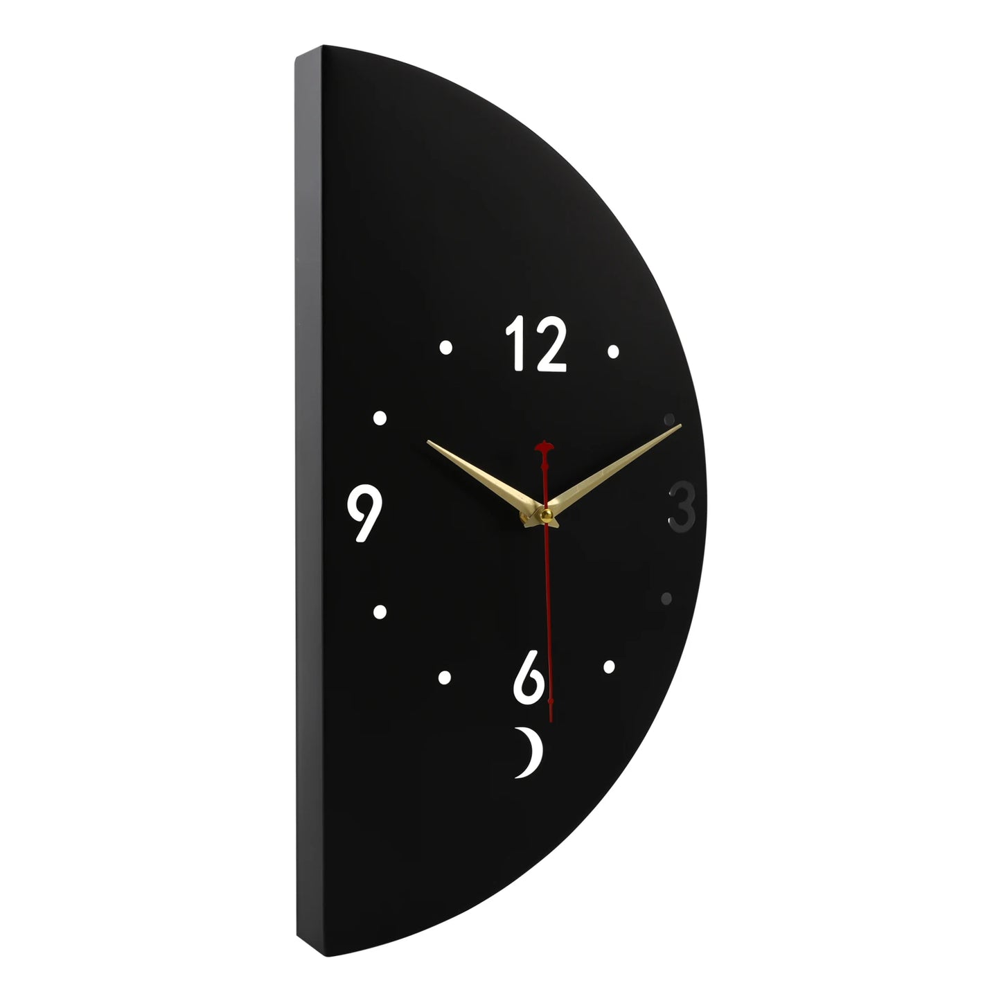 Double Sided Wall Clock 18 Inch Modern Battery Operated Decorative Clock