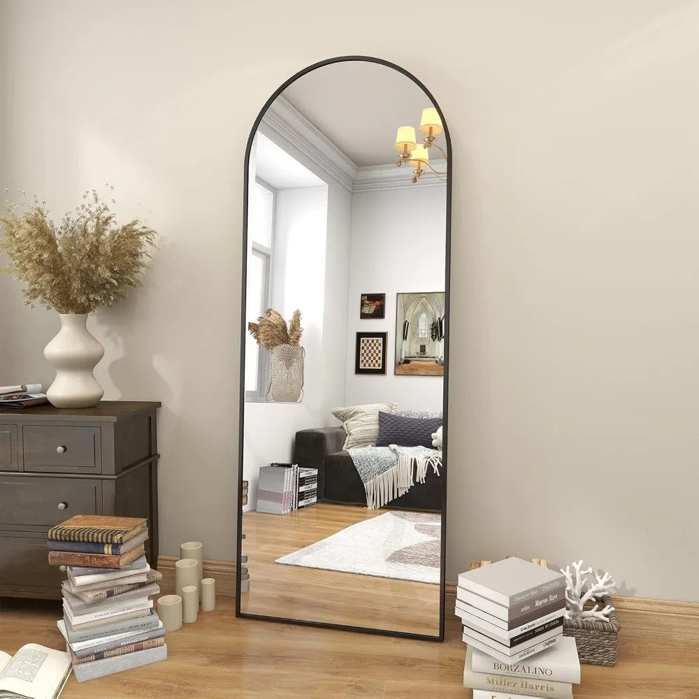 Ljustra Arch Full Length Mirror 76"x34" Oversized Floor Mirror