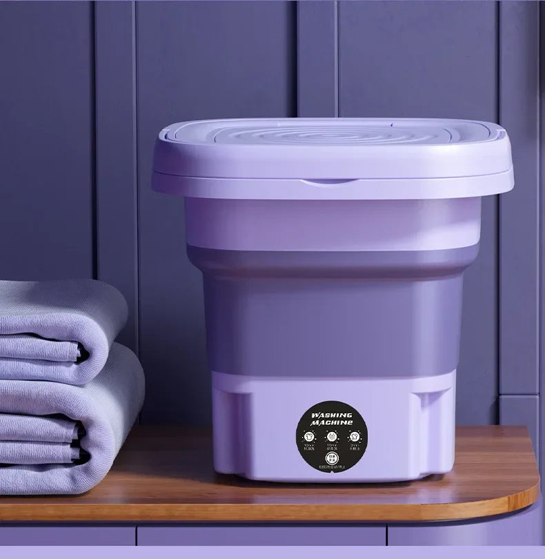 Portable Mini Washing Machine Bucket for Clothes Travel Washer