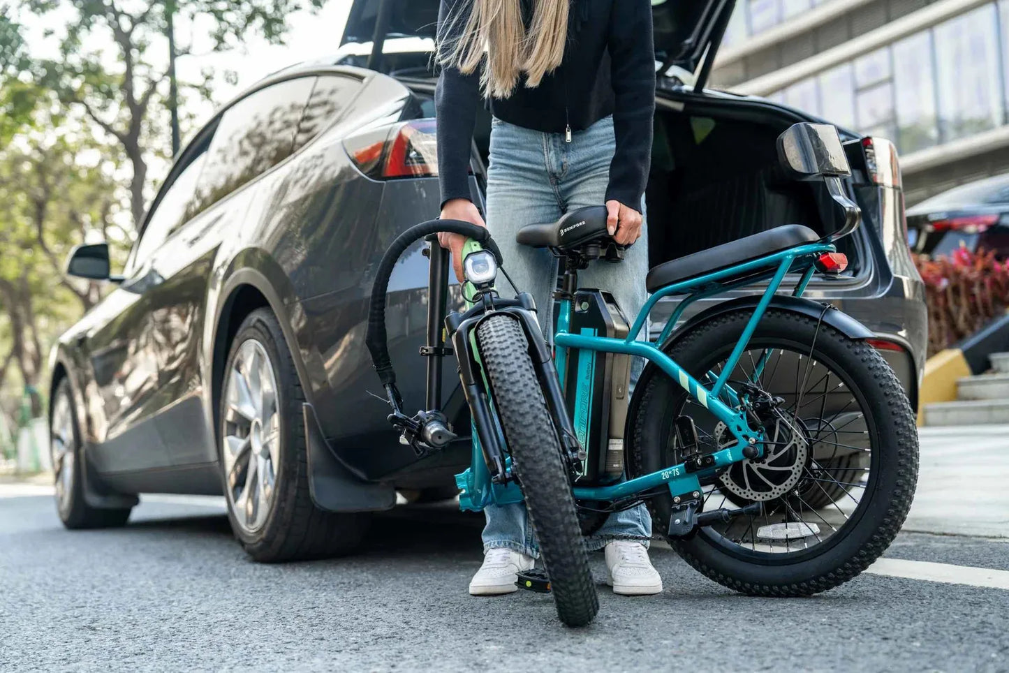 Ljustra Luckeep C23 20in Folding Electric Bike 1200W 65 Mile Range