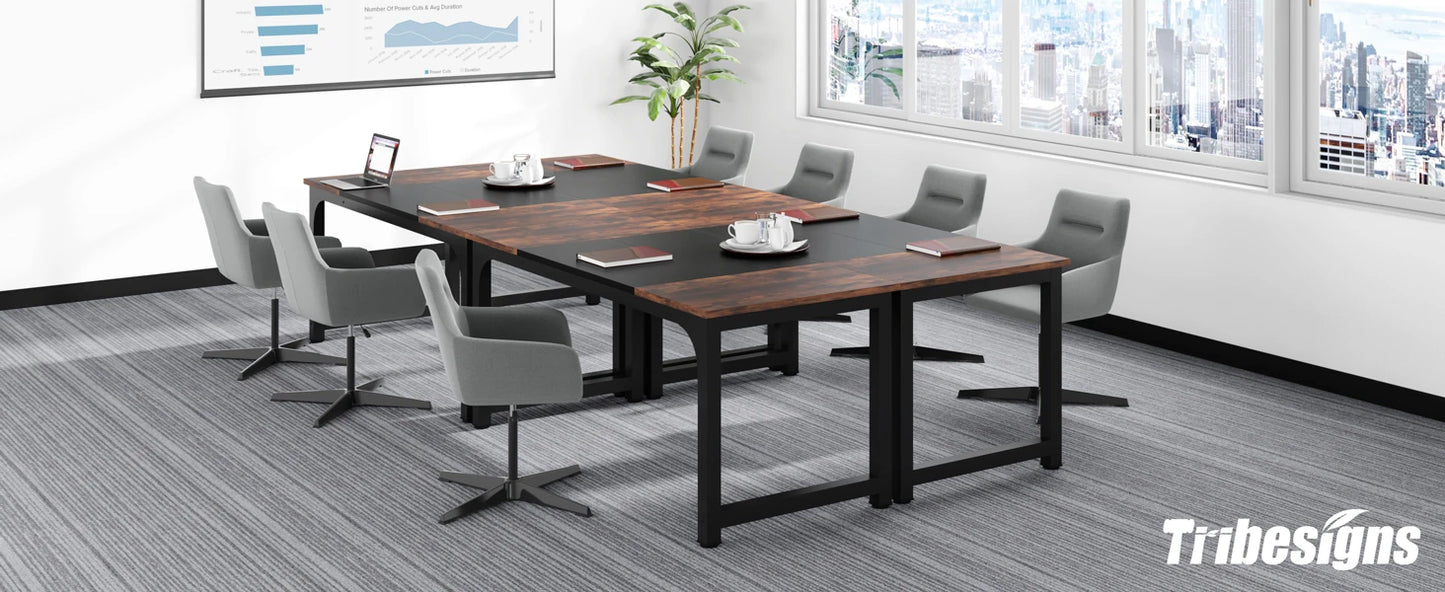 Ljustra Large Office Desk Modern Writing Table Workstation for Home Office