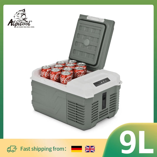 Ljustra 9L Portable Refrigerator 12V 24V Mini Freezer for Camping Outdoor