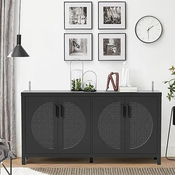 Buffet Cabinet Sideboard Mid Century Modern Storage Accent Credenza