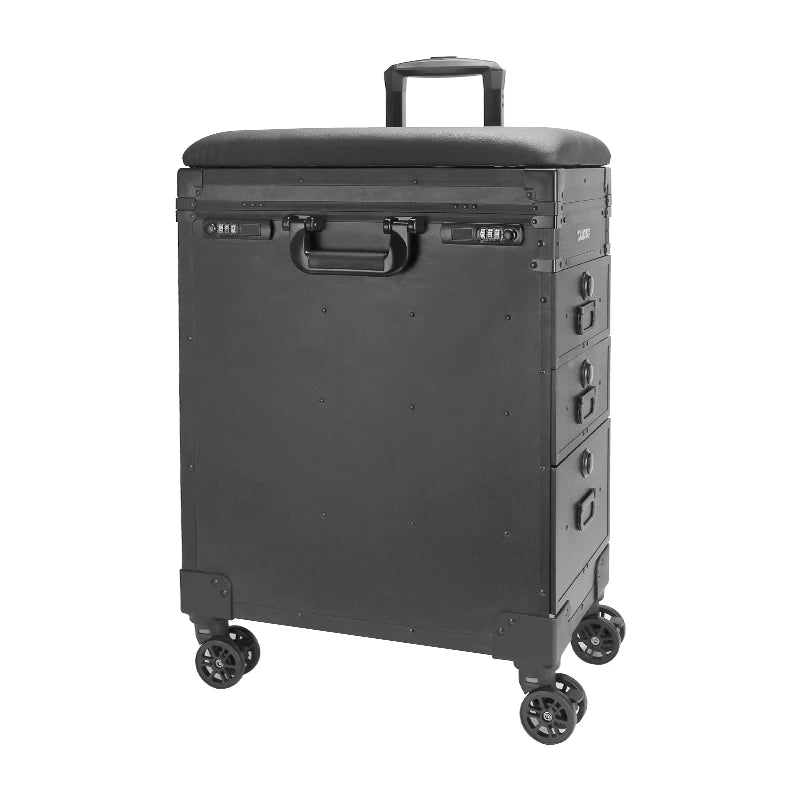 Ljustra Tattoo Suitcase With Three Drawers Large Storage Traveling Case