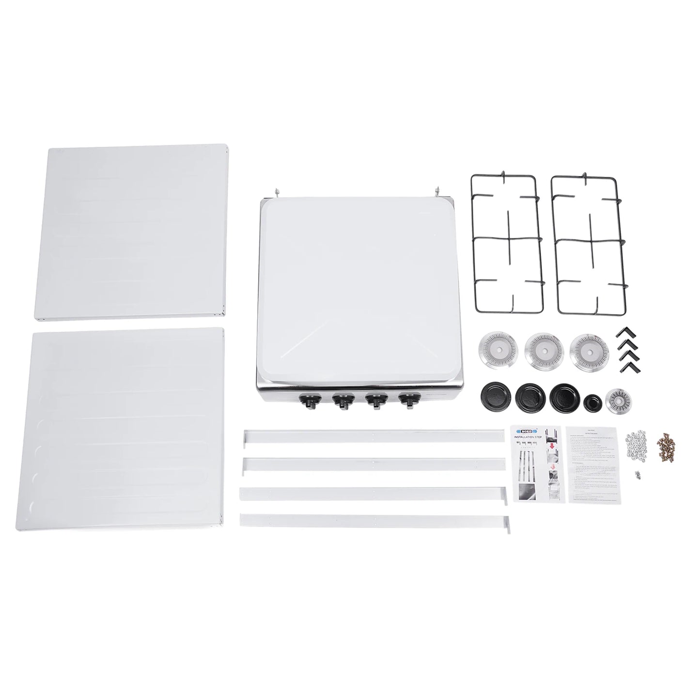 Ljustra Camping Gas Stove 4 Burners Portable Outdoor Cooking Equipment