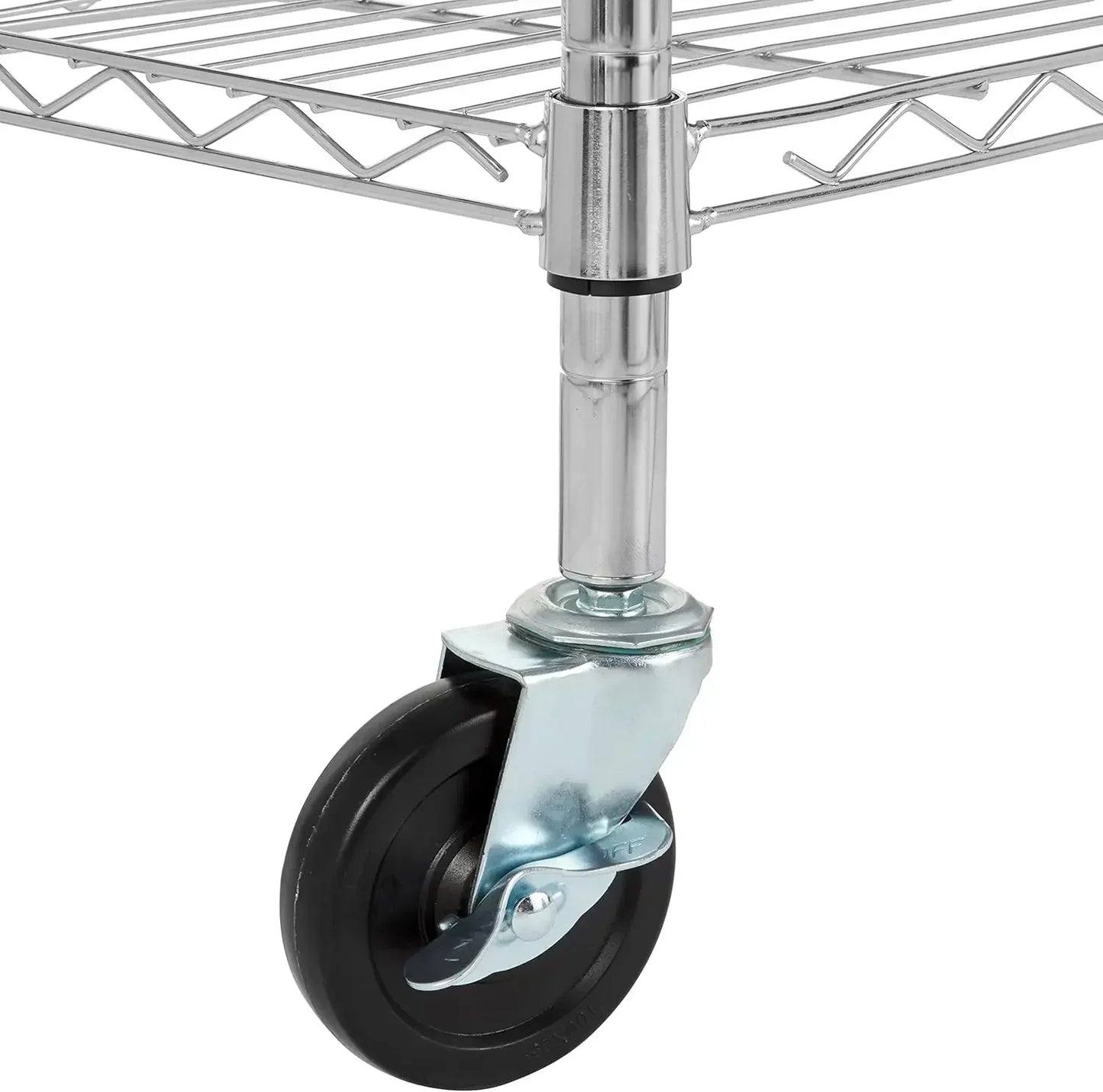 Kitchen Storage Microwave Rack Cart Adjustable Shelves 175lb Capacity