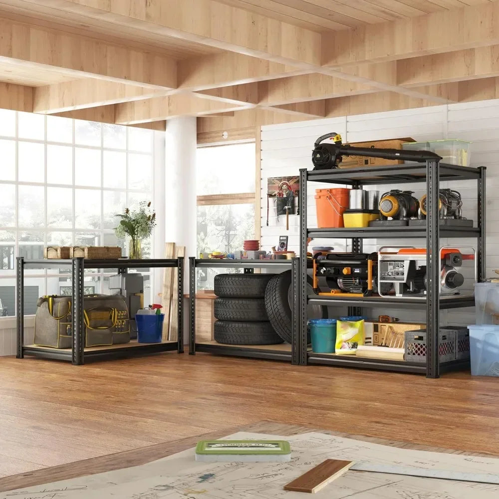 Ljustra 4 Tier Heavy Duty Storage Shelves Adjustable Metal Rack 1800LBS