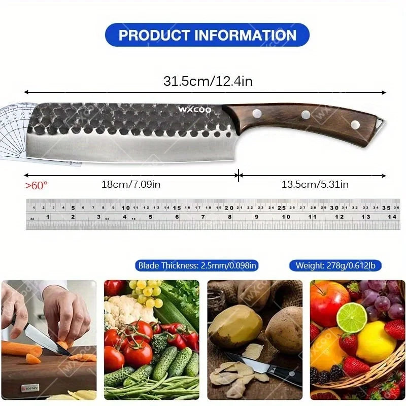 8PC Professional Kitchen Chef Knife Set Stainless Steel Cooking Cutting Tools