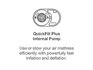 Ljustra 22in Queen Comfort Plush High-Rise Inflatable Air Mattress