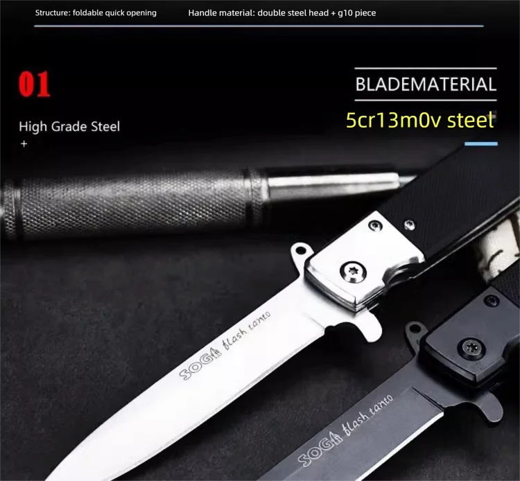 Multifunctional Folding Knife for Camping Fishing Outdoor Survival