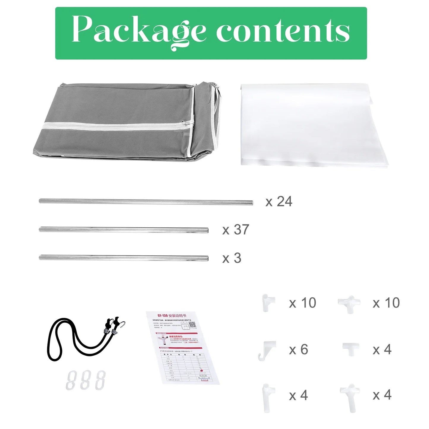 Portable Closet Organizer Rack Clothes Storage Shelf Easy Assembly