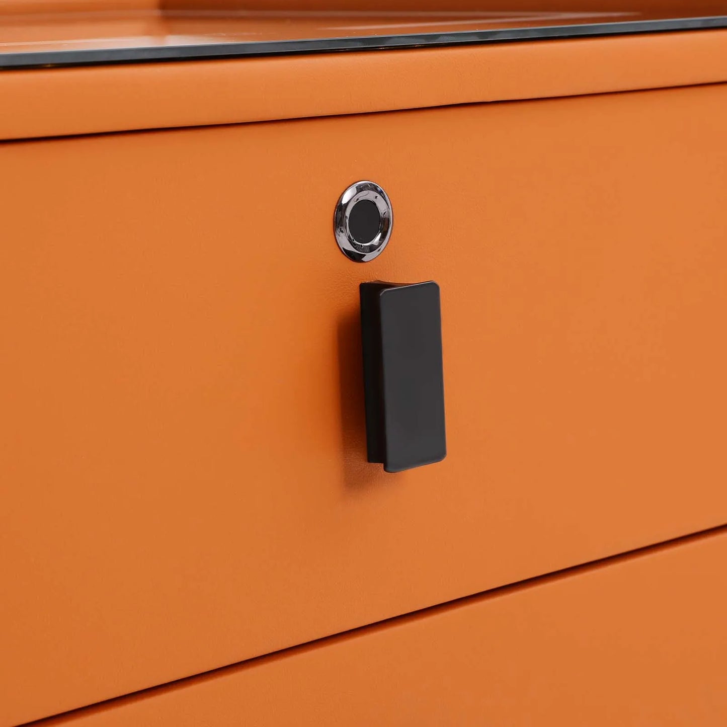 Smart Bedside Table with Bluetooth Speaker USB Wireless Charging and Light