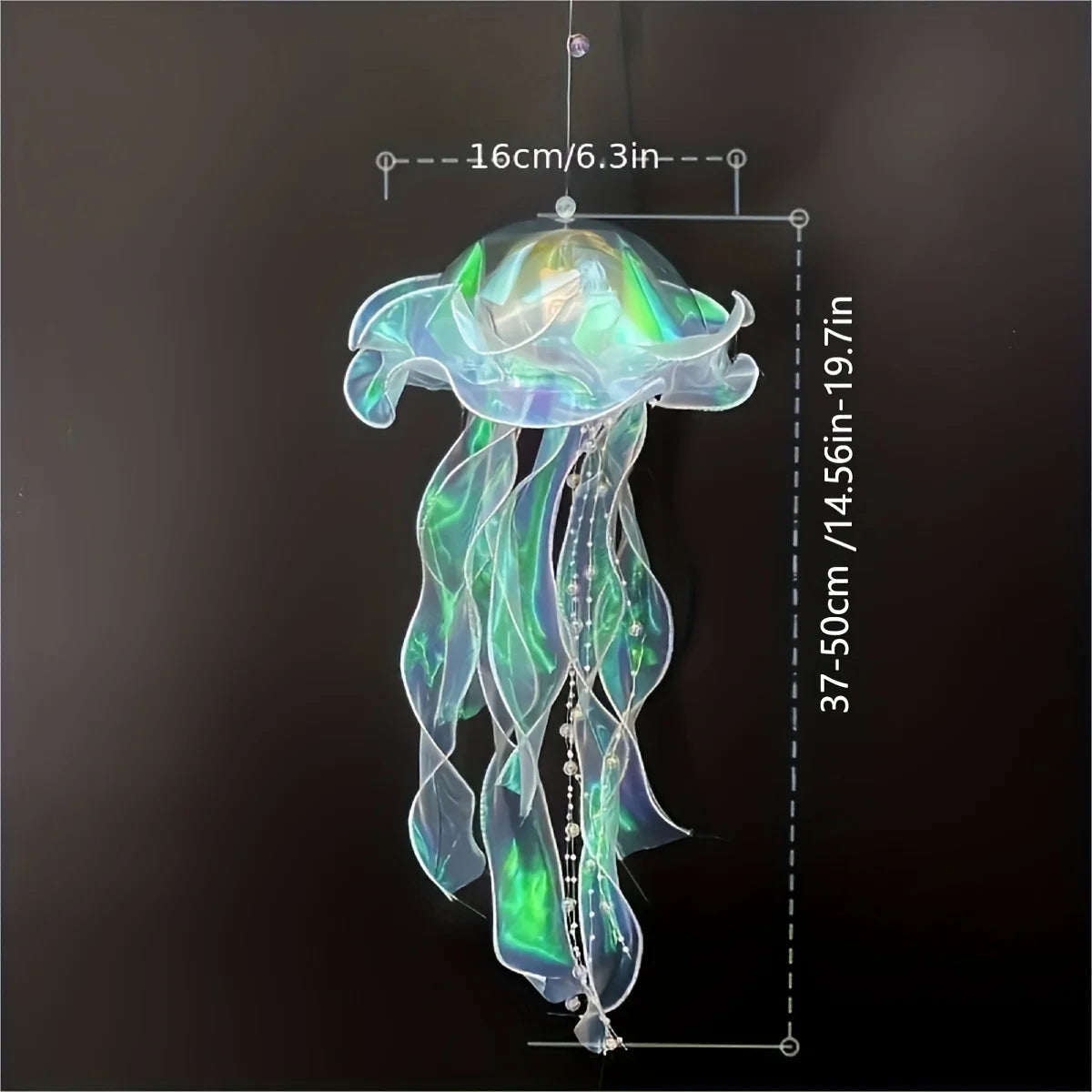 LED Jellyfish Chandelier Outdoor Garden Lights Holiday Decoration