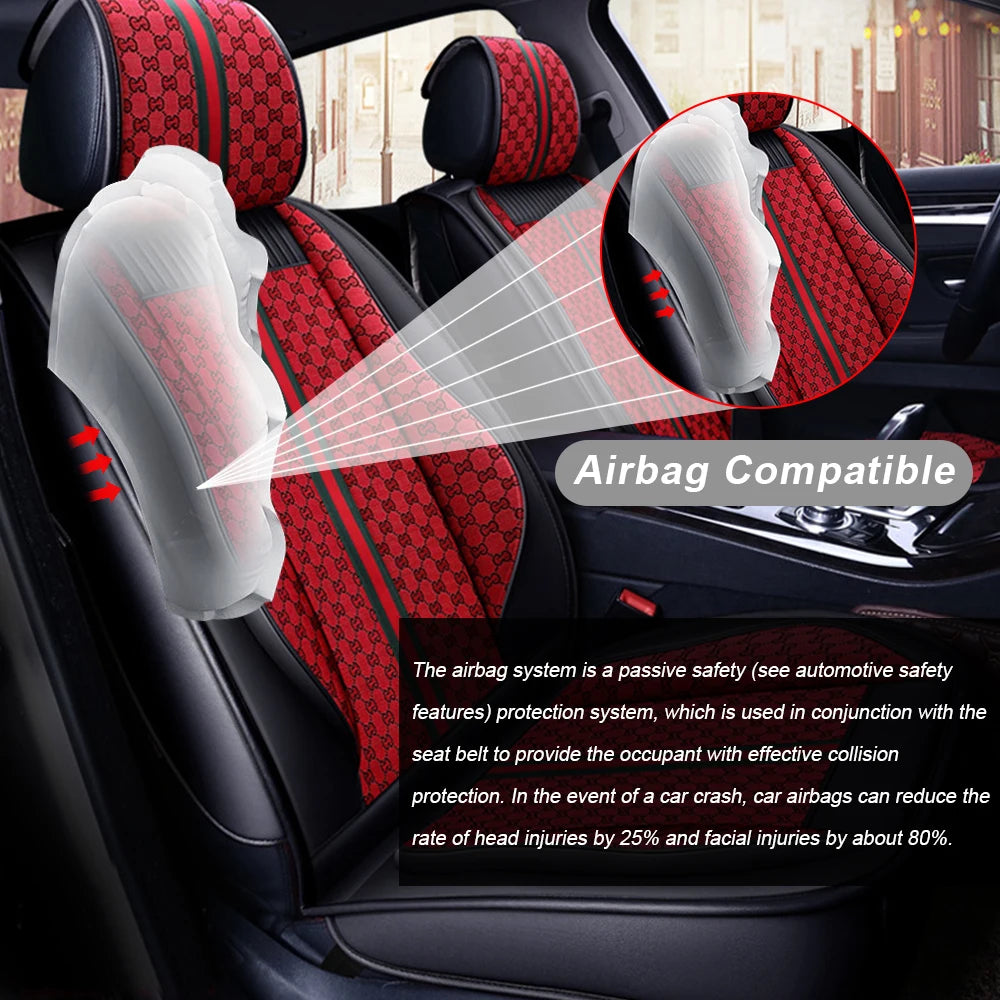 PU Leather Car Seat Covers Universal Protection for Sedan SUV Truck
