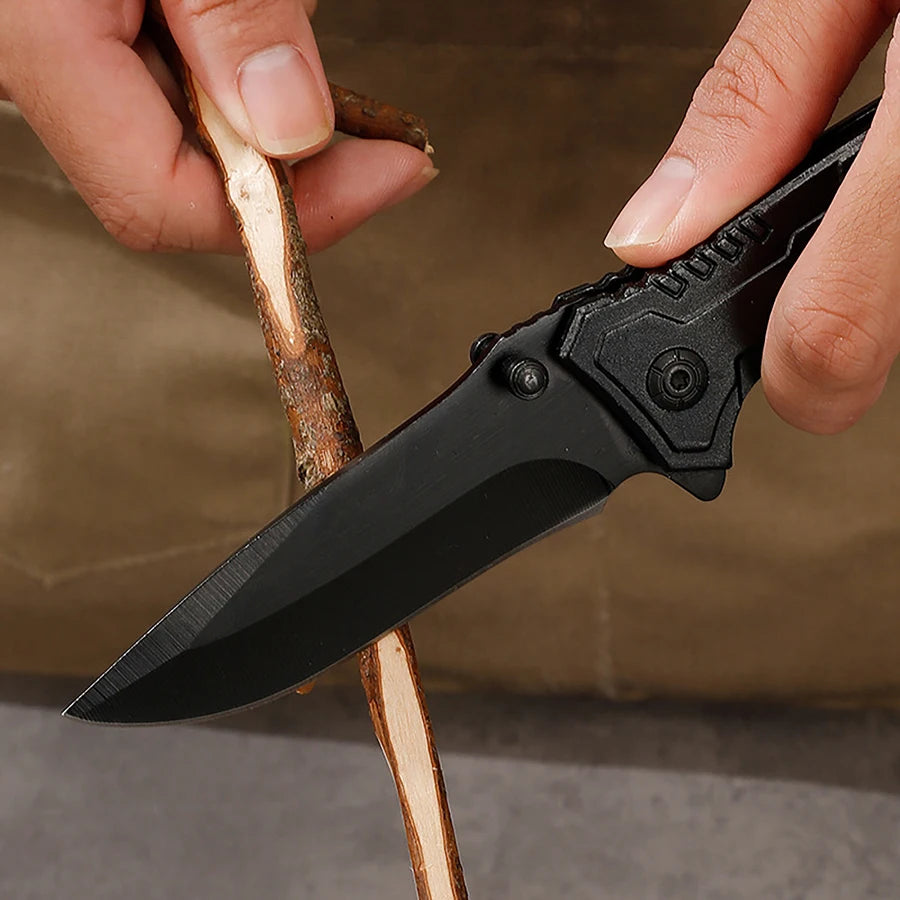 Multi Functional Foldable Camping Knife with Safety Lock for Fishing
