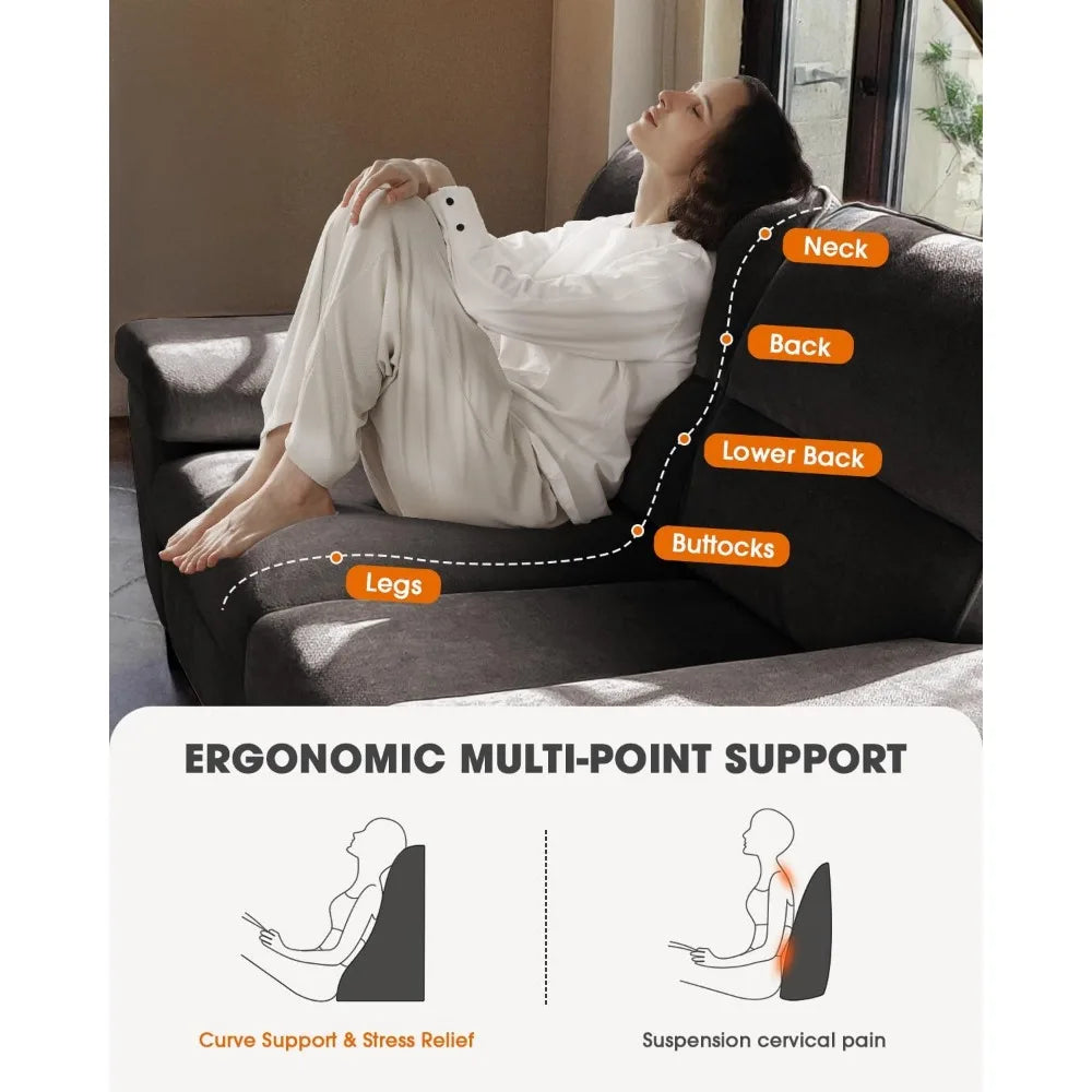 Ljustra Modern 71.25" Sofa Couch Deep Seat Sleeper Loveseat