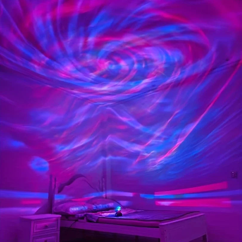 Aurora Star Projector Remote LED Night Light Galaxy Lamp Atmosphere