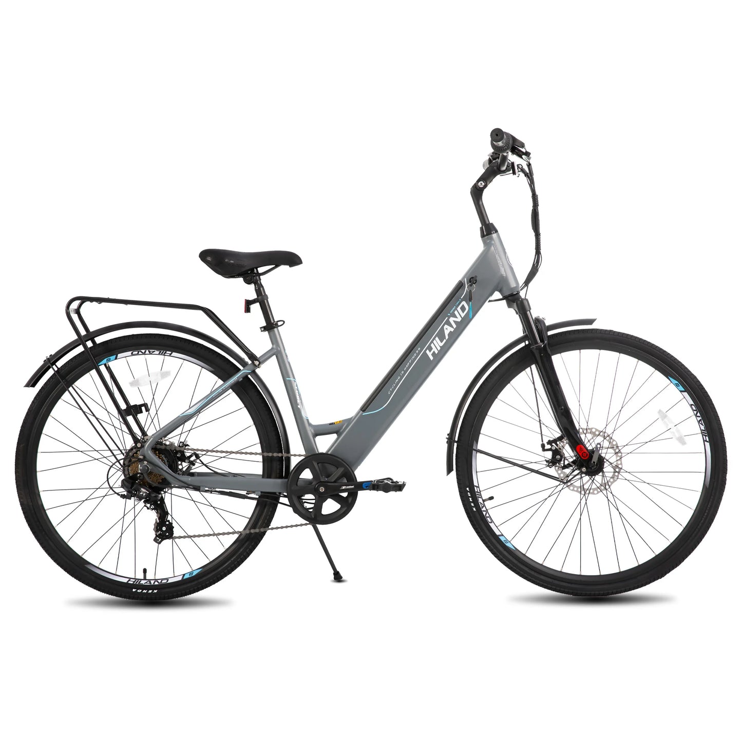 HILAND Electric Road Bike 250W Commuter with Detachable Battery LCD Display