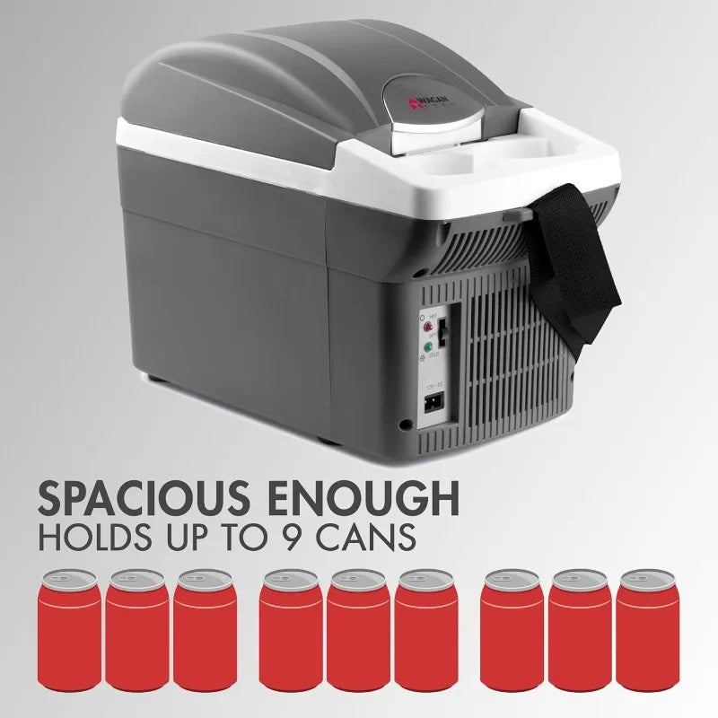 Ljustra 12V Thermoelectric Cooler Warmer Portable Electric Fridge 6 Quart