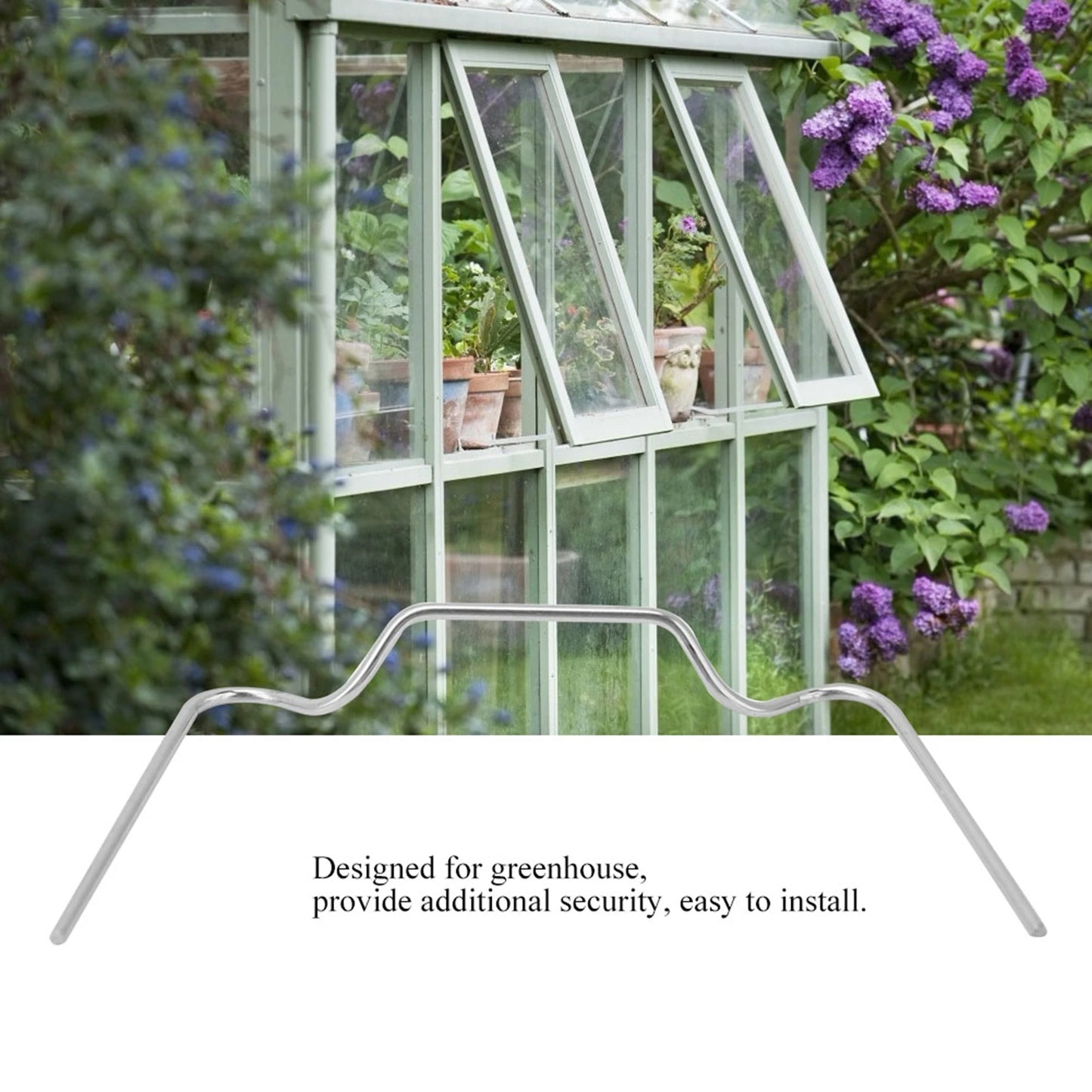 50pcs Greenhouse Glazing Clips Stainless Steel Spring Buckle Tool