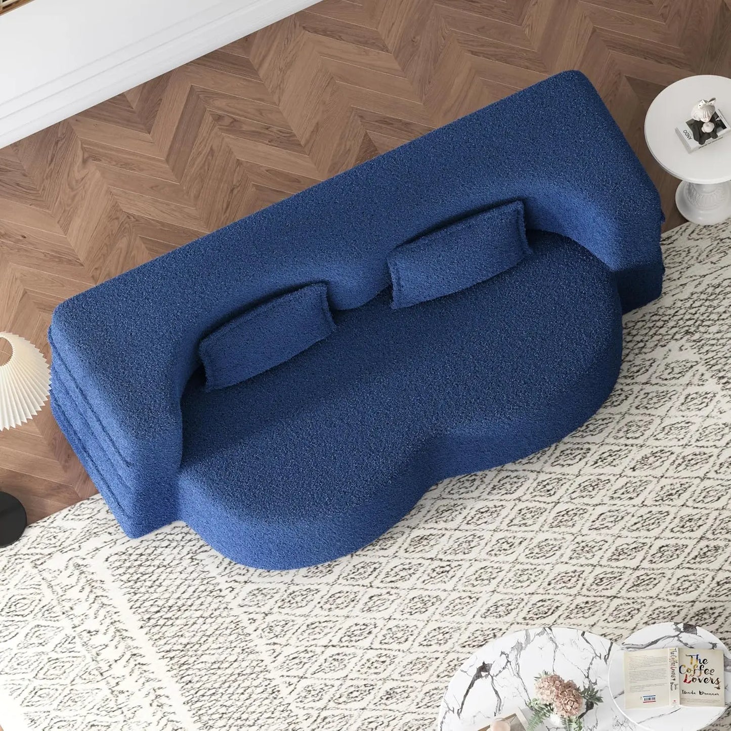 Ljustra Convertible Folding Sofa Bed Memory Foam Sleeper Couch