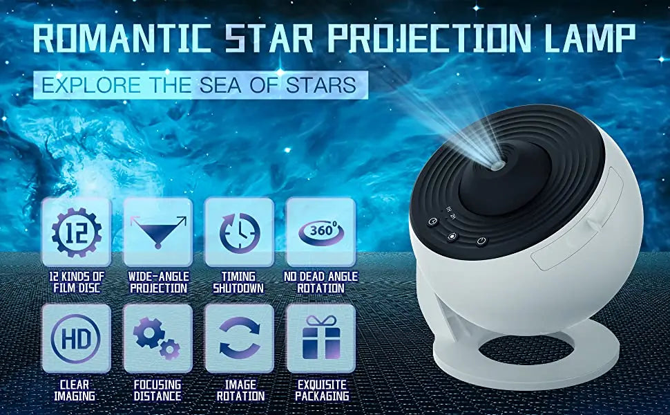 13 in 1 Star Projector Planetarium Night Light for Kids and Adults