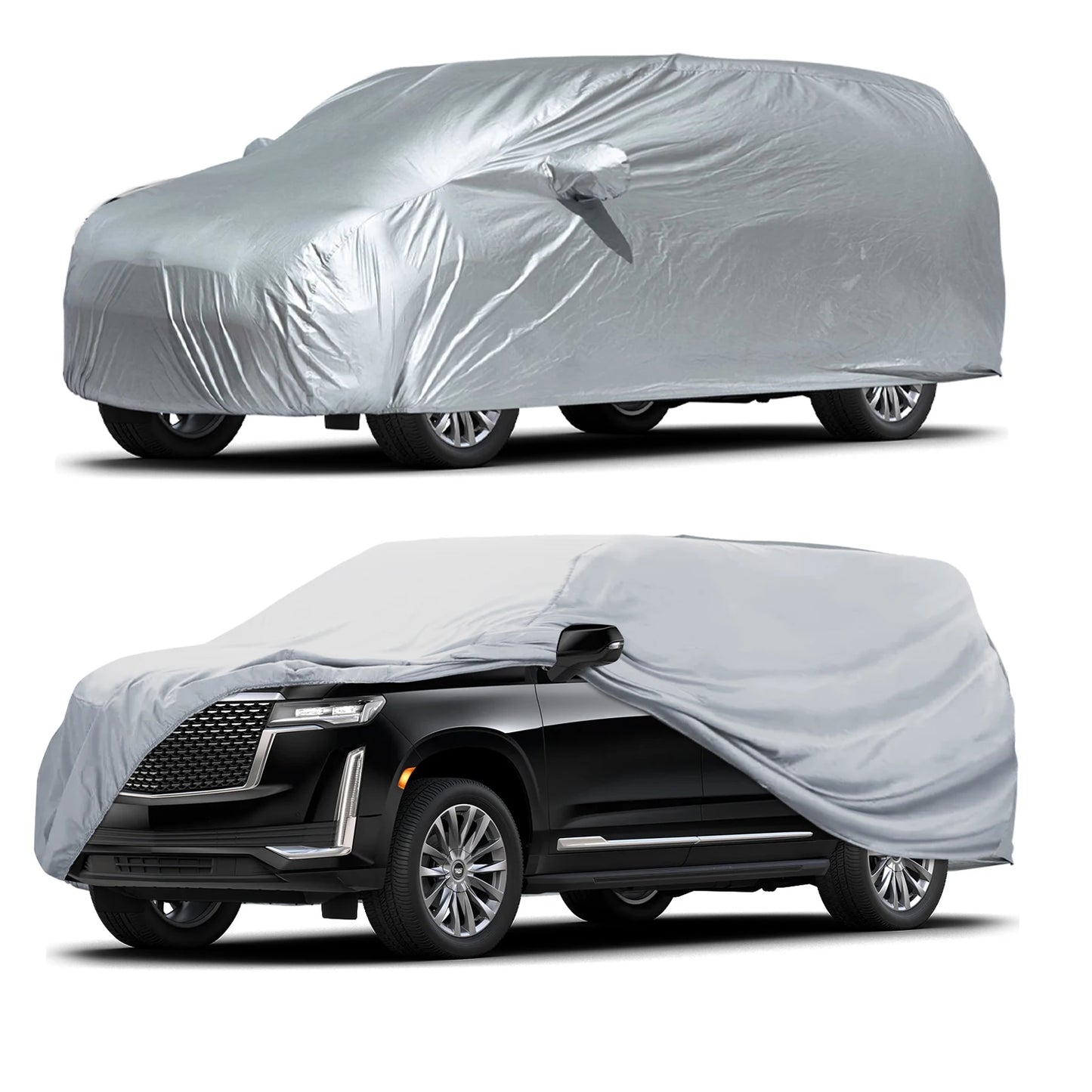Universal SUV Sedan Full Car Cover Waterproof UV Snow Dust Protection