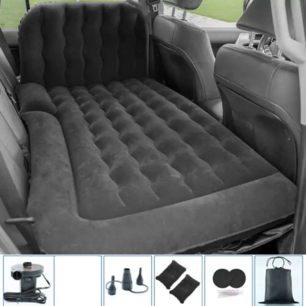 Portable SUV Travel Air Mattress Inflatable Car Camping Bed with Pillows