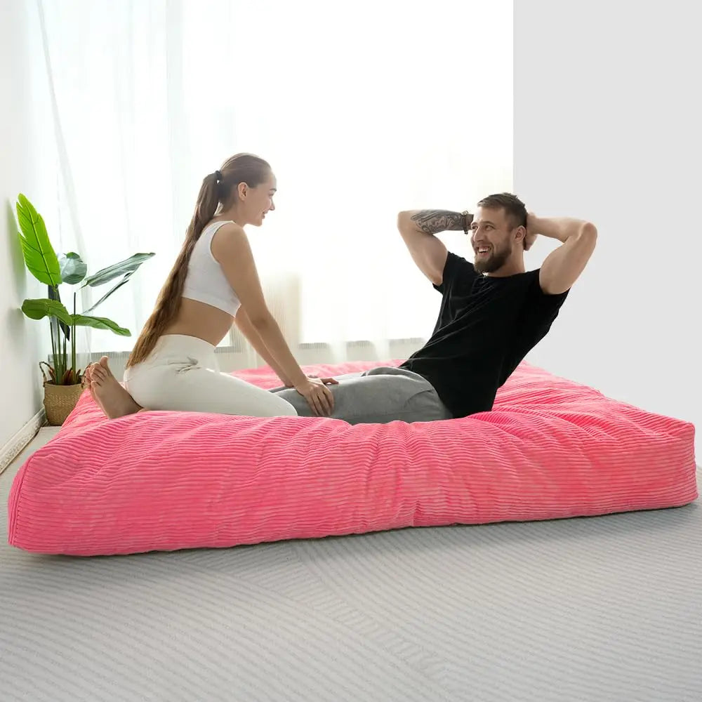 Giant Bean Bag Chair Bed Convertible Sofa Comfortable Lounge
