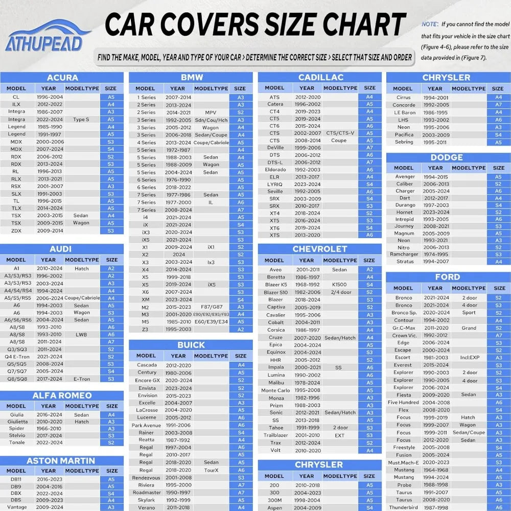 10-Layer Waterproof Car Cover All Weather Fit BMW Ford Mercedes