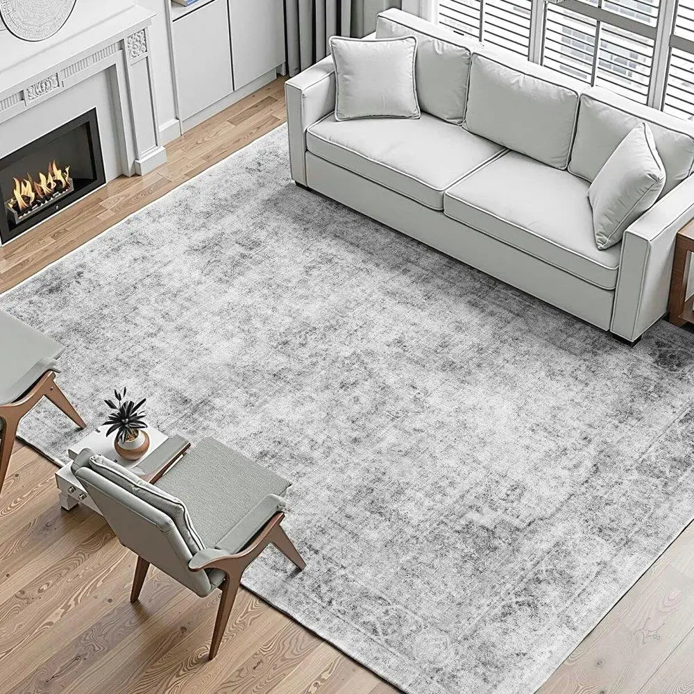 Large Bohemian Anti-Skid Area Rug 9x12 ft Stylish Floor Mat