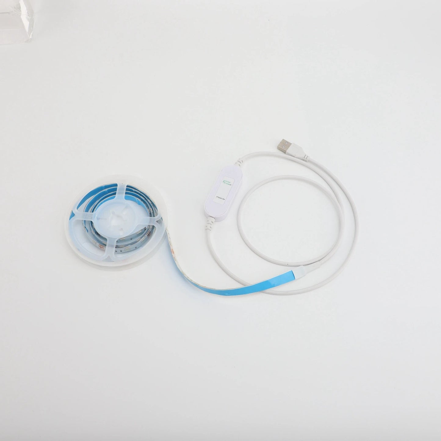 Large Capacity RGB Light Storage Nightstand with 2 Drawers for Bedroom