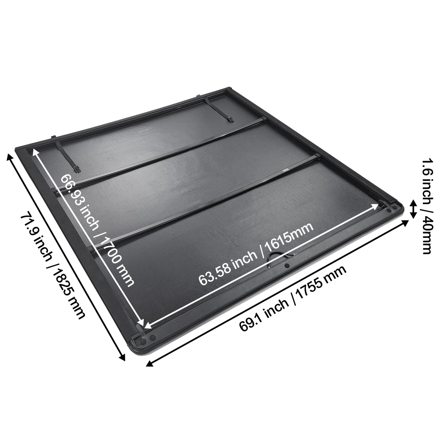 SucceBuy Roll Up Truck Bed Cover for 2009-2024 Ford F-150 5.5ft