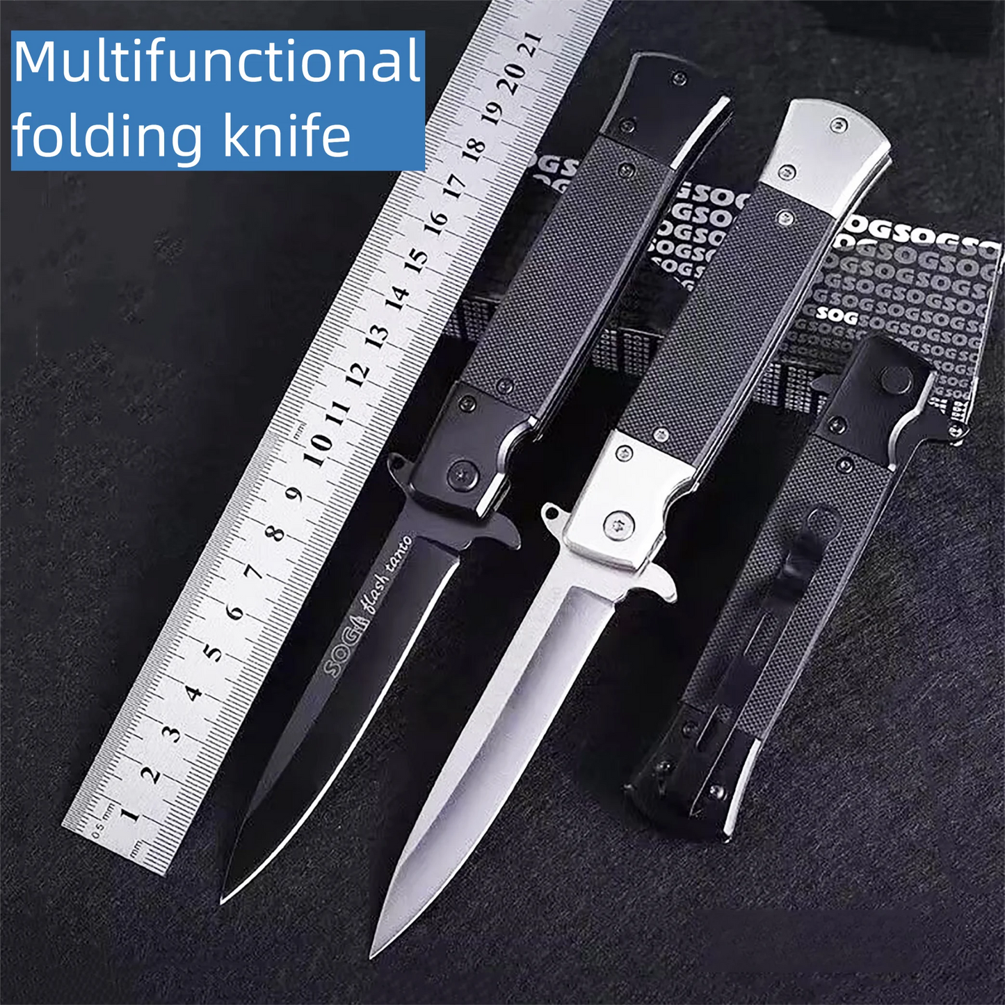 Multifunctional Folding Knife for Camping Fishing Outdoor Survival