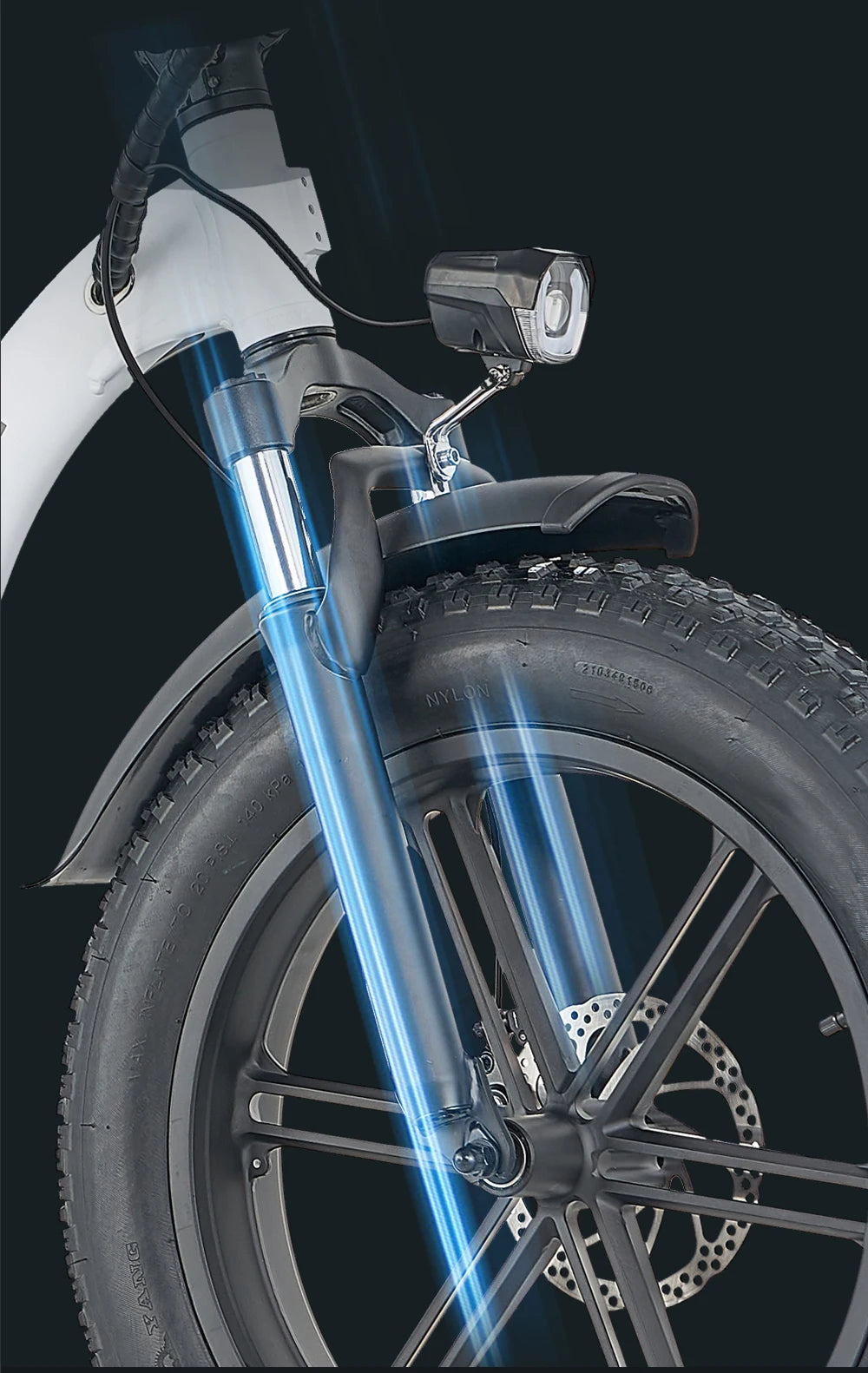 Ljustra Kickwey L20 Foldable Electric Bicycle 1000W 20 Inch Fat Tire E-Bike