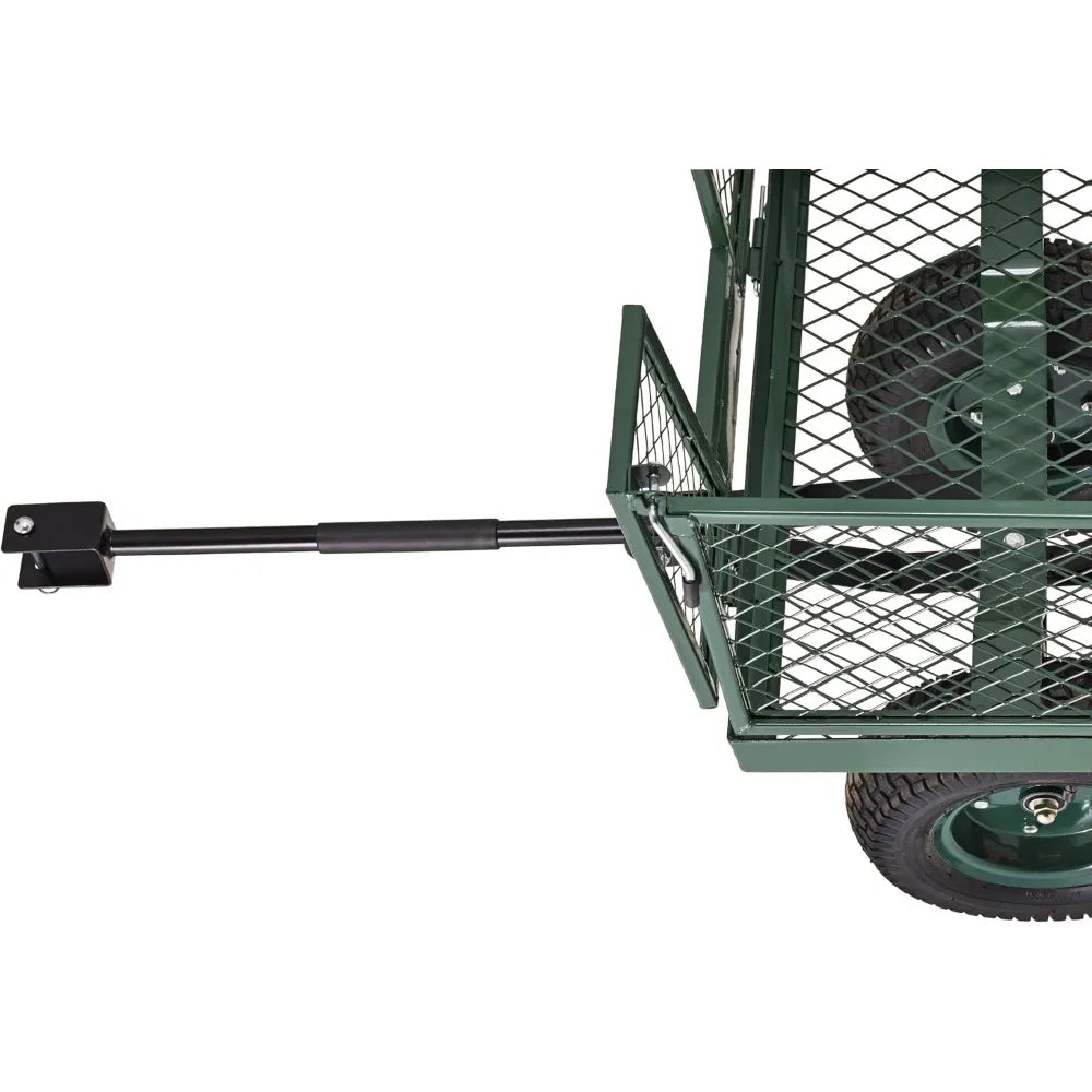 Ljustra Steel Utility Garden Wagon 1000 lb Load Capacity Heavy Duty