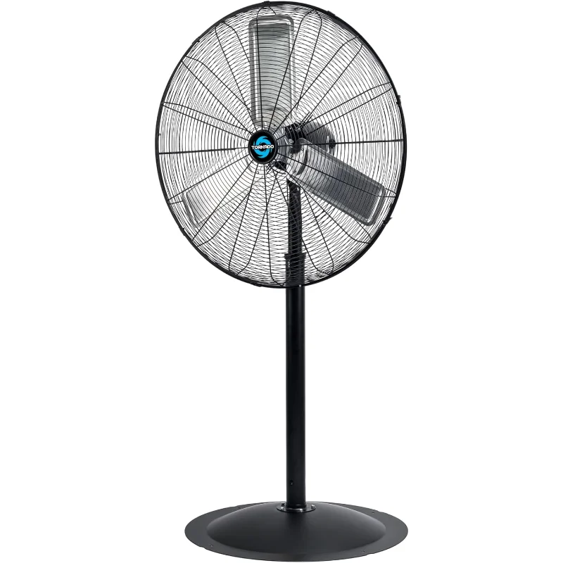 Tornado 30 Inch High Velocity Non-Oscillating Metal Pedestal Fan