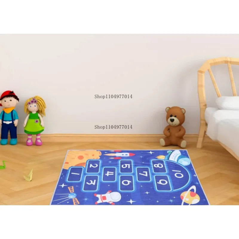Ljustra Play Rug Soft Non-Slip Educational Mats for Kids Room Fun