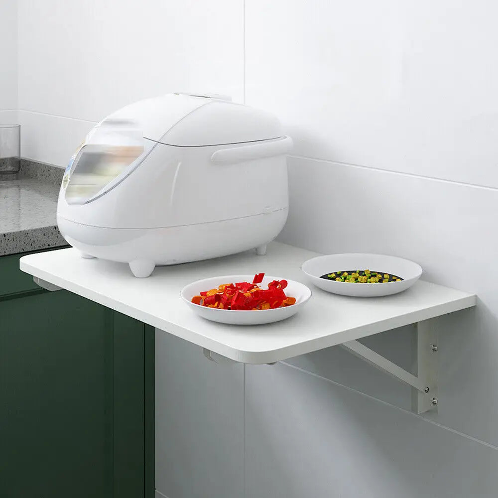 Floating Wall Mounted Writing Table Computer Desk Space Saving Home Office