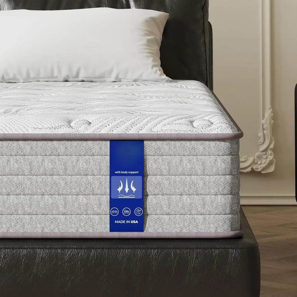 Ljustra Twin XL Memory Foam Mattress 12 Inch Medium Firm Feel