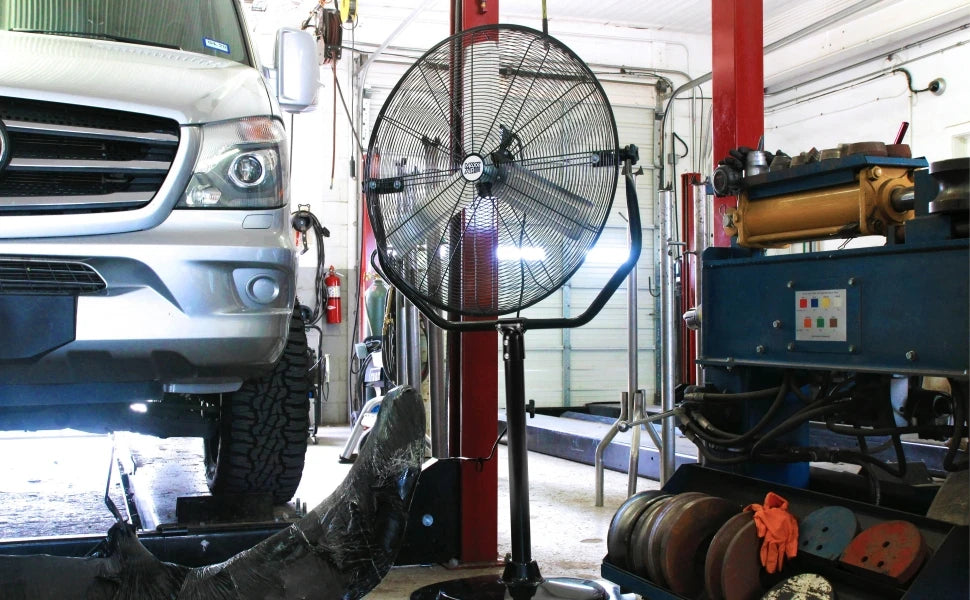 Maxx Air 30" Industrial Pedestal Fan High Velocity Air Circulation