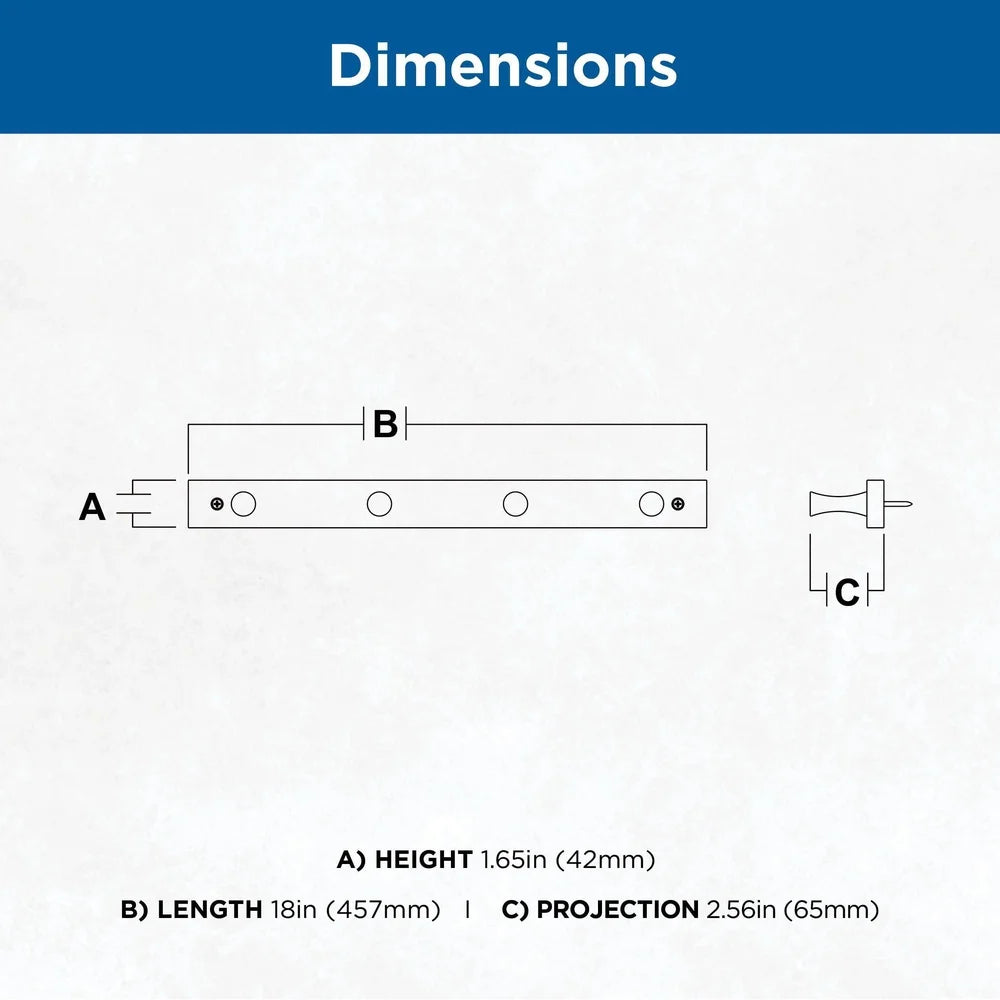 Wall Mounted Wood Hook Rack 4 Hooks Entryway Organizer Easy Install 35 lbs