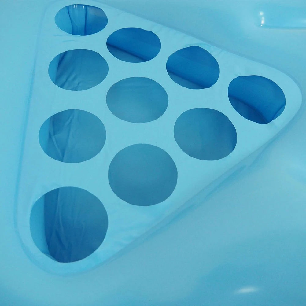 Ljustra Inflatable Pong Floaty Pool Game Table for Adults and Family