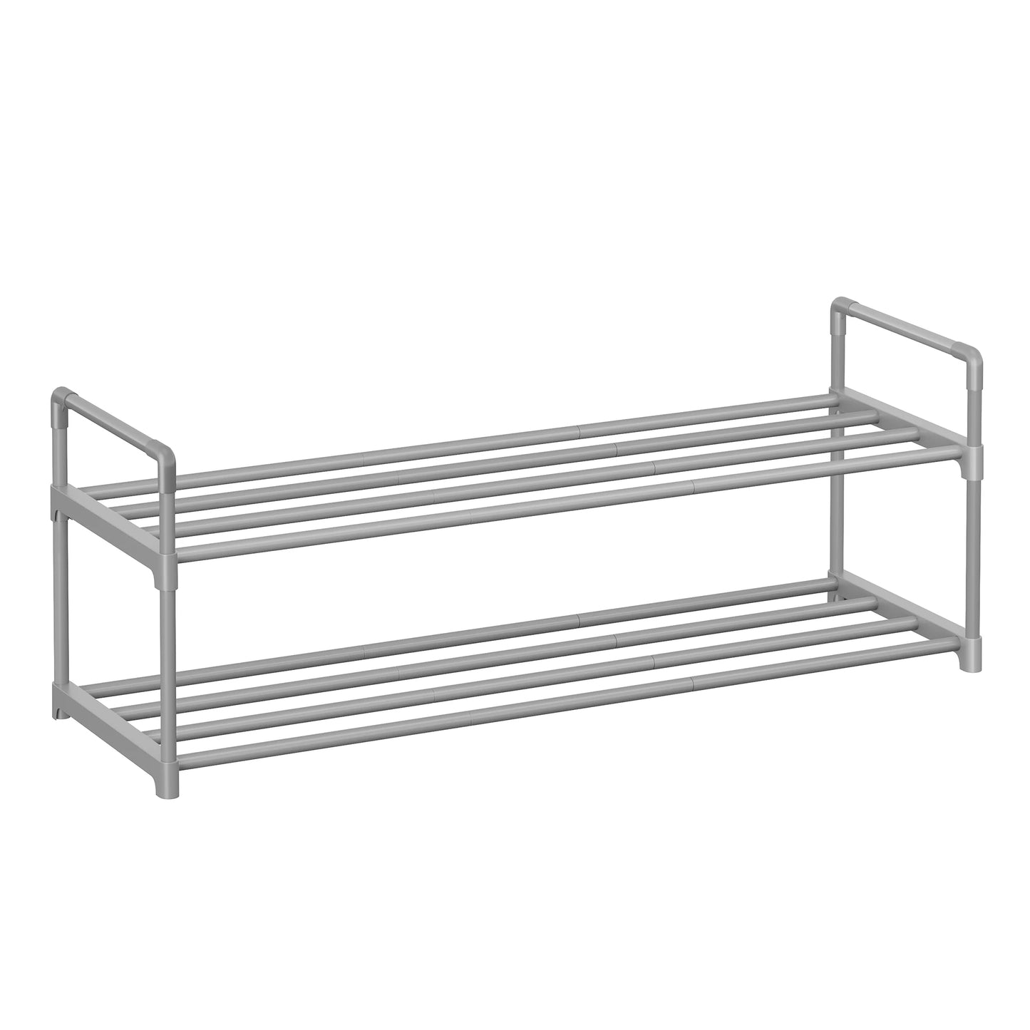 Ljustra 2-Tier Shoe Rack Organizer Metal Storage Shelf for 10 Pairs