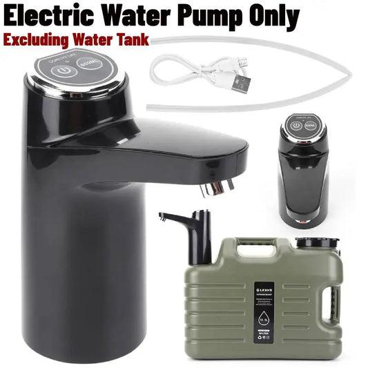 Portable Electric Water Pump One Key Switch Wireless Camping Water Dispenser