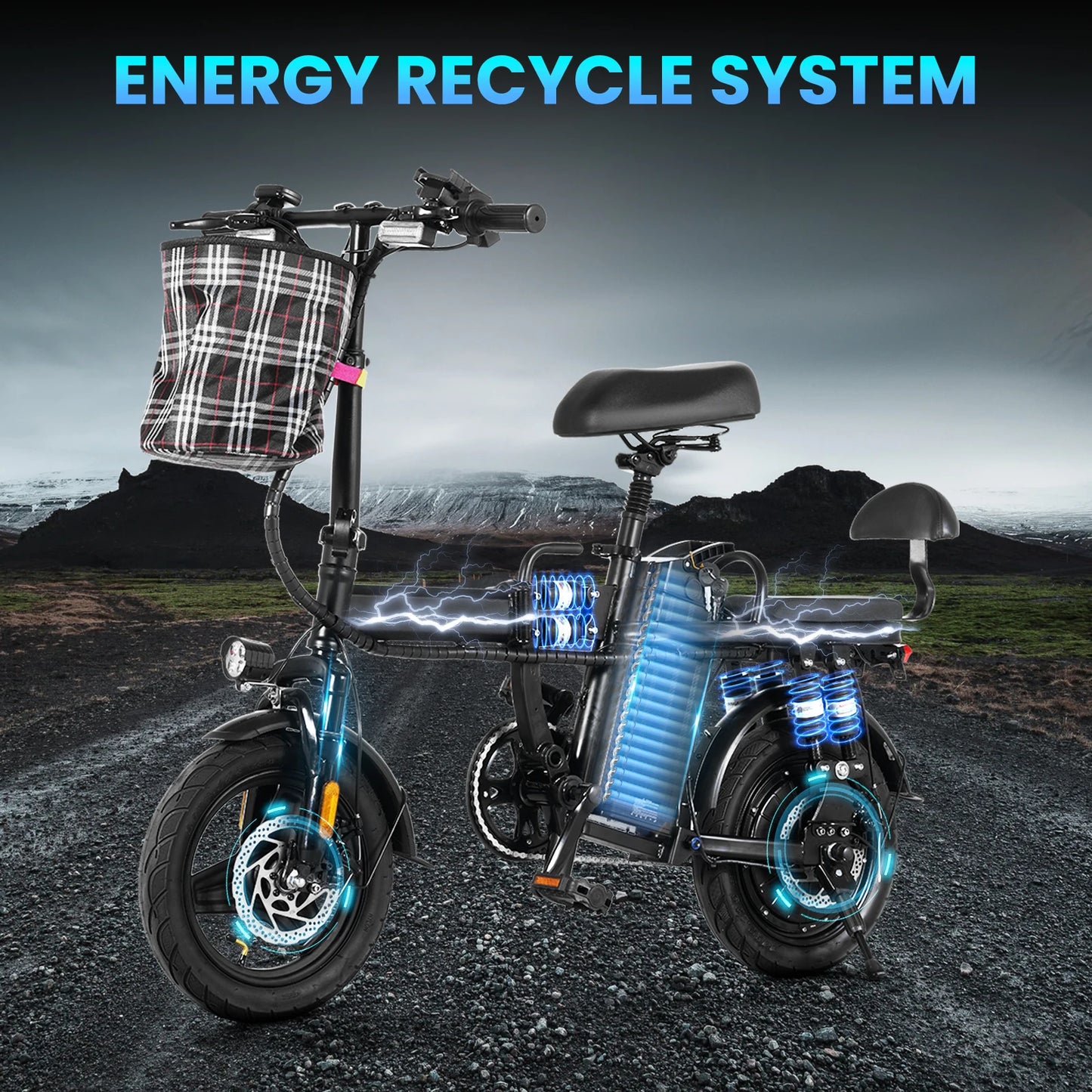Ljustra A9 Electric Bike 500W Motor 48V 15AH E-bike Fast Speed