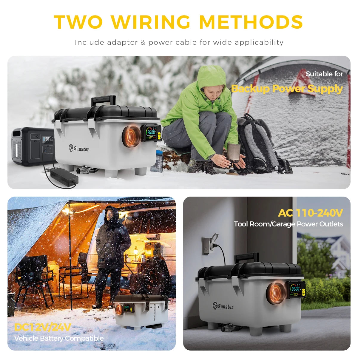 8KW Diesel Air Heater Bluetooth Control for RV Truck Car Tent Heating